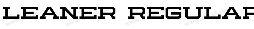 leaner regular字体转换